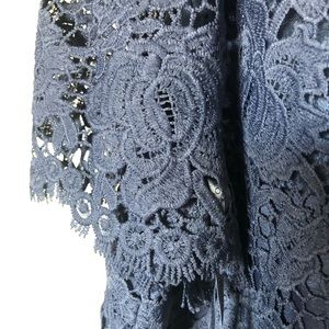 Lace Overlay Cocktail Dress